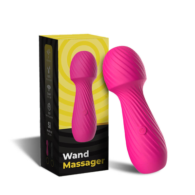 Mini Przenośny Wibrator AV Wand USB Akumulator Żeński Orgazm Sutków Łechtaczki