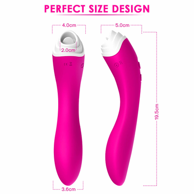 Wibrator Dildo Stymulator języka Licker, Wodoodporny masażer do stymulacji pochwy