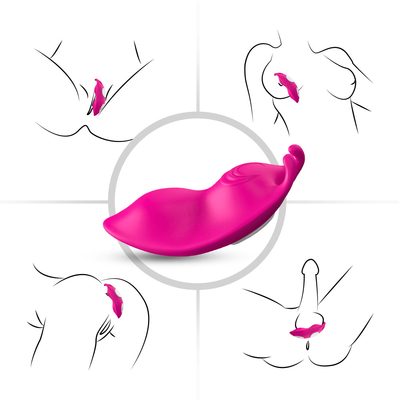 Wodoodporny klips magnetyczny Osobiste majtki Wibrator Bunny Stymulacja łechtaczki
