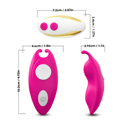 Wodoodporny klips magnetyczny Osobiste majtki Wibrator Bunny Stymulacja łechtaczki