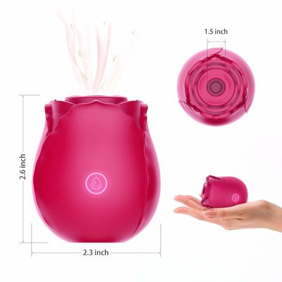10 trybów Rose Clitoral Sucking Wibrator Akumulatorowy wibrator ssący dla kobiet