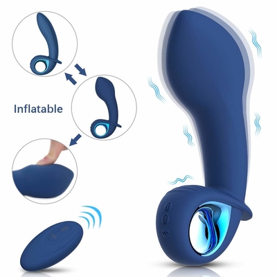 Bezprzewodowy pilot silikonowy korek analny Sex zabawki Akumulator wibrujący korek analny