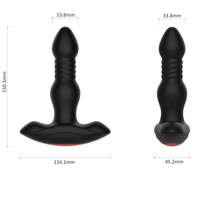 10-biegowy zdalny korek analny Sex zabawki wbijanie korek analny Masażer prostaty Butt Plug