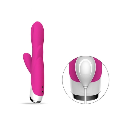 80 minut wibrator z podwójnym królikiem Dildo z wibratorem łechtaczki Miłość zabawka dla pani 213 * 64 * 38mm