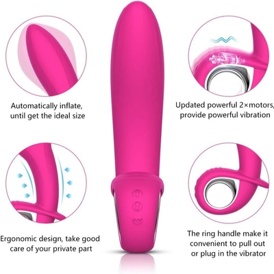 Nadmuchiwany wibrator analny wibrator pochwy orgazm męski Masażer prostaty Butt Plug