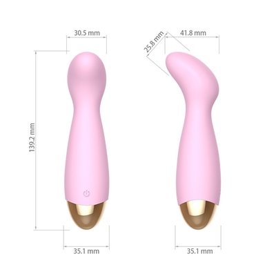 139.2mm Akumulatorowa magiczna różdżka do masażu silikonowy wibrator królika Sex Toy
