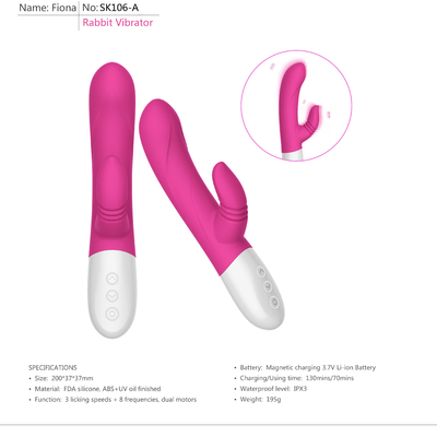 Wibrator do ssania łechtaczki G Spot Stymulator łechtaczki Dildo Królik Wibrator Sex Toy