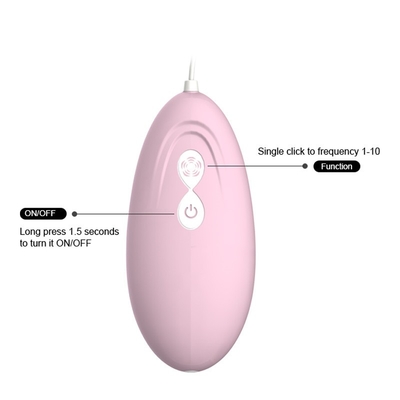12 częstotliwości Klasyczny różowy wibrator Love Egg Bullet G Spot dla kobiet