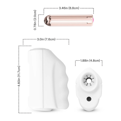 Stroke Penis Exercise Mężczyzna Masterbator Cup Handmade z magnetycznym pociskiem wewnątrz