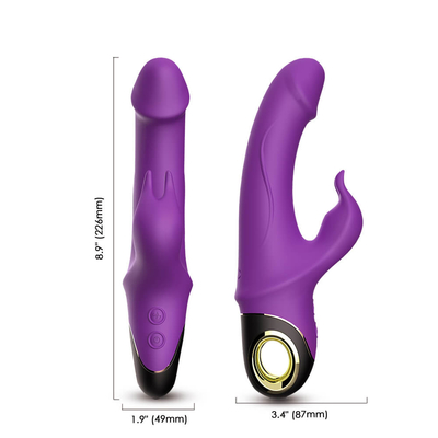Niesamowity dorosły G Spot Rabbit Wibrator Kobiety Stymulator pochwy łechtaczki Sex Toy