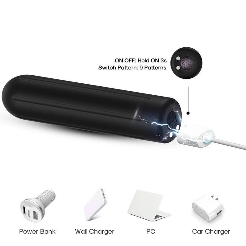9 trybów wibracji Bullet Egg Vibrator Sex Toy dla kobiet Masturbacja pochwy