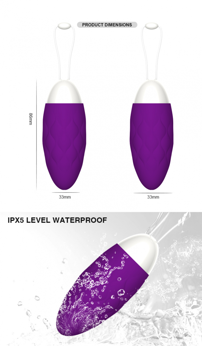 Girl Beginner Mini Egg Wibrator do stymulacji sutków pochwy dla mężczyzn 3